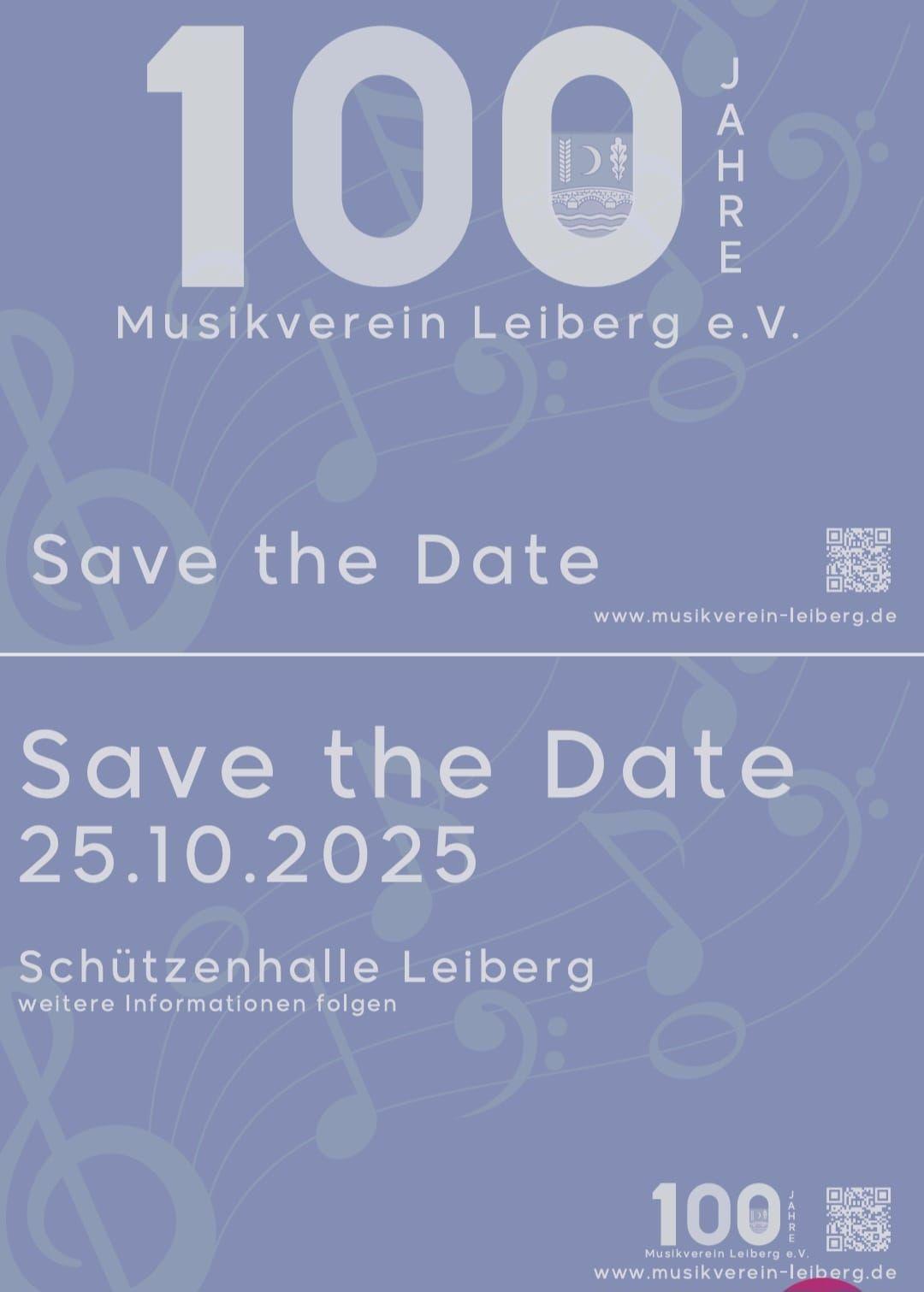 save the date Jubiläum 2025